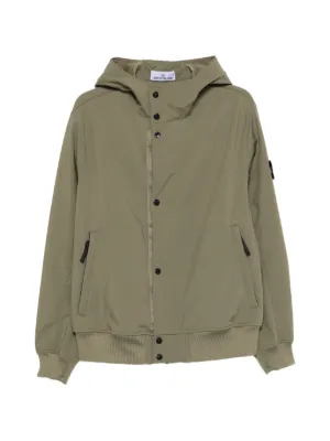 Stone Island Hooded Packable Jacket | Green | FARFETCH