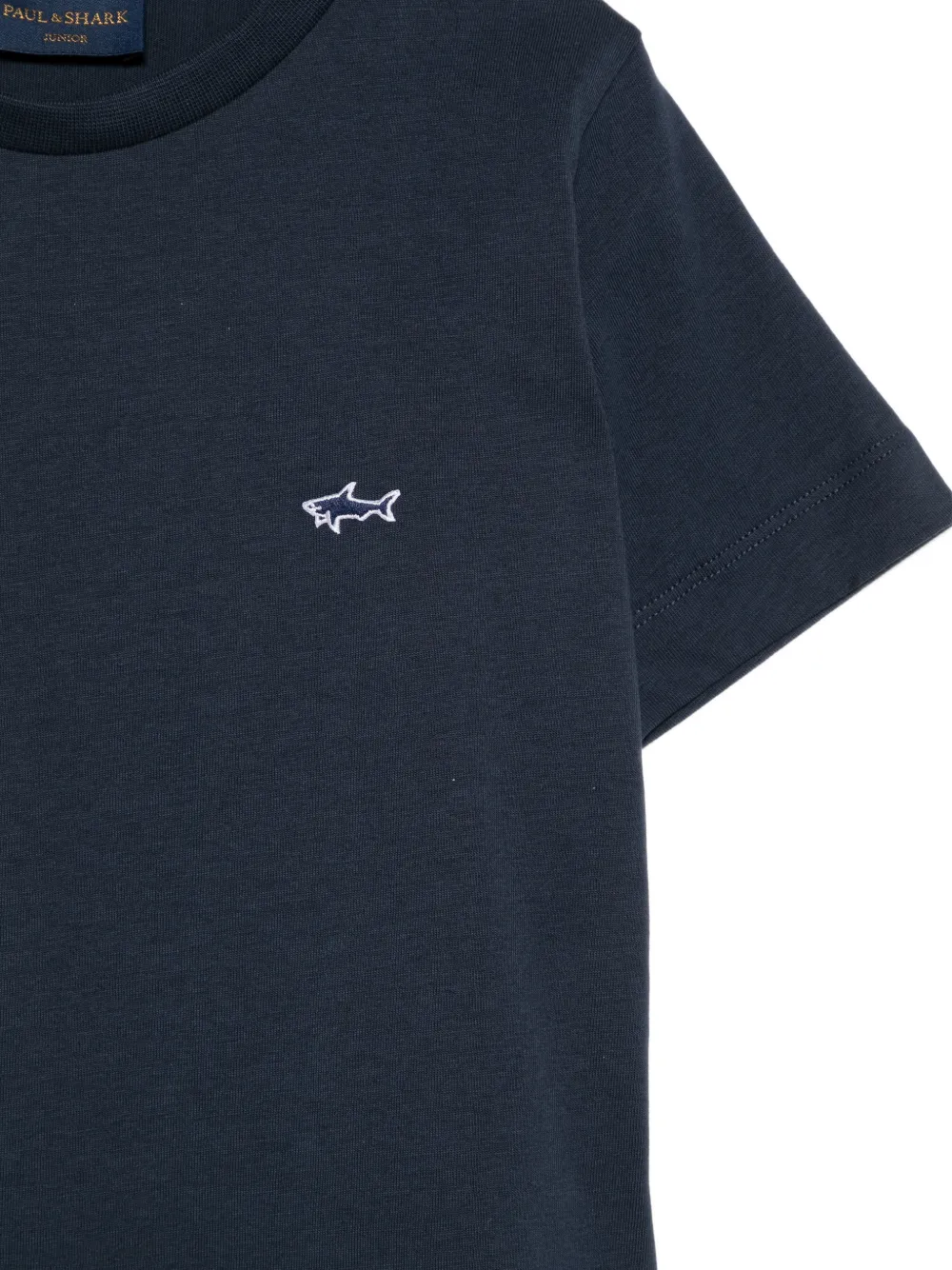  Paul & Shark Junior Logo-embroidered T-shirt - Blue 
