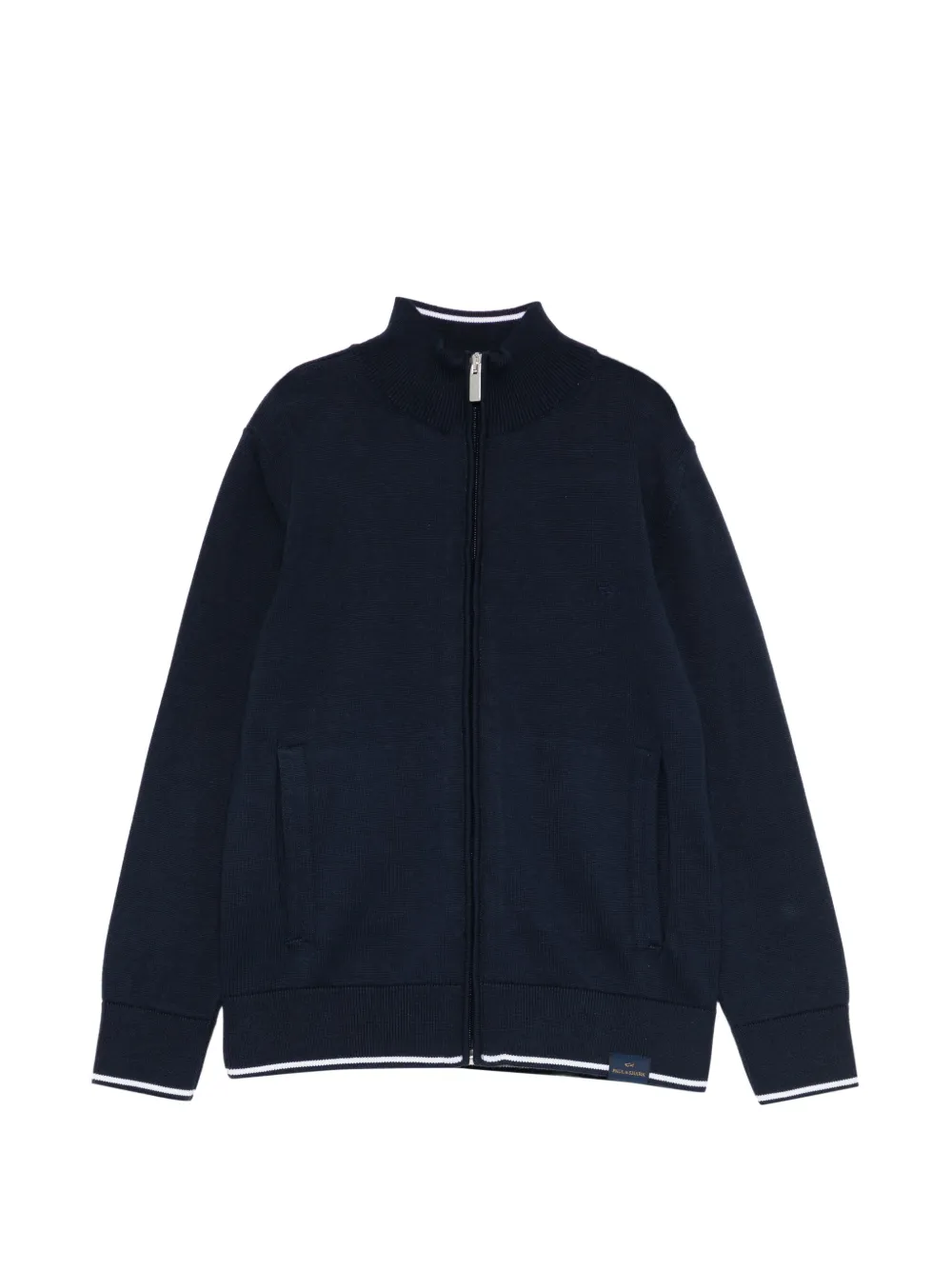 Paul & Shark zipped side-pocket cardigan - Blu