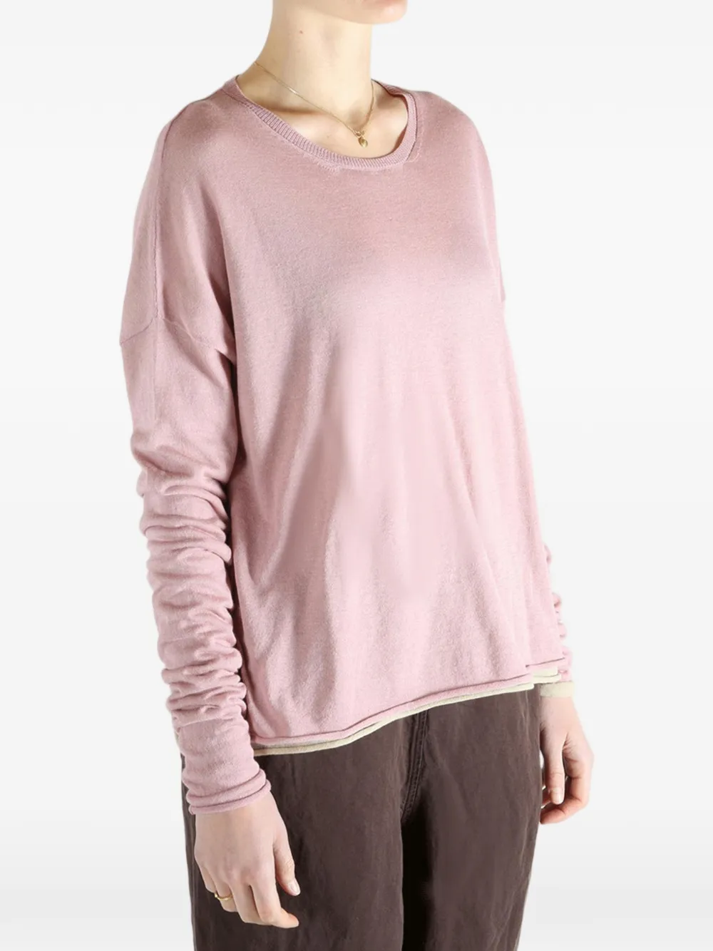 Casey Top met lange mouwen Roze
