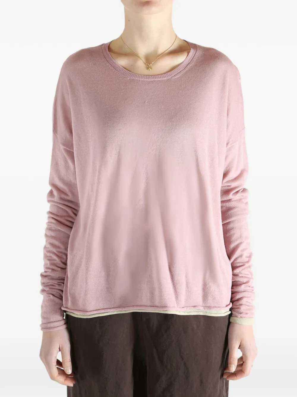  Casey Casey Long-sleeve Top - Pink 