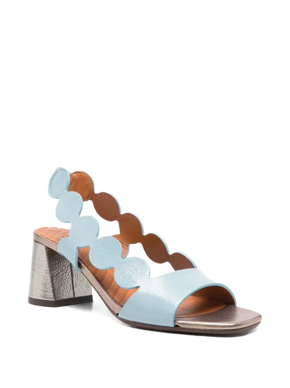 Chie Mihara Roka block-heel sandals Blauw