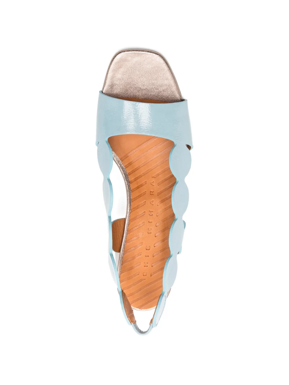 Chie Mihara Roka block-heel sandals Blauw