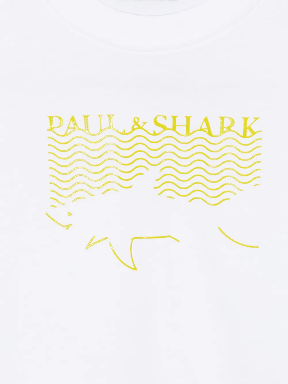  Paul & Shark Junior Logo T-shirt - White 
