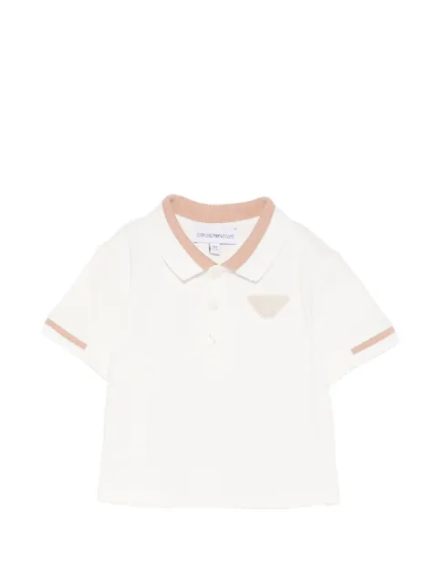 Emporio Armani Kids logo-appliqué polo shirt