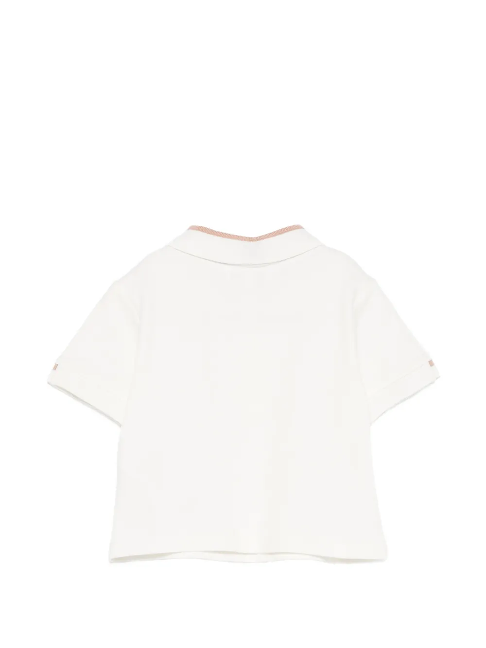 Emporio Armani Kids Poloshirt met logopatch Wit