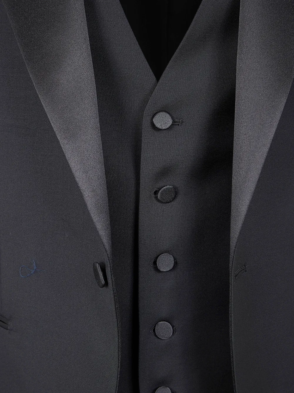 Tagliatore Pak met puntige revers (set van drie) Zwart