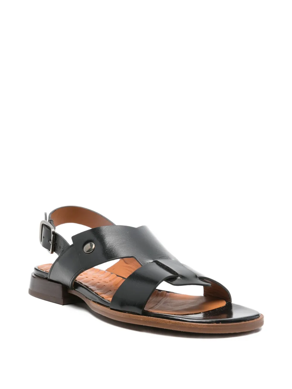 Chie Mihara leather sandals Zwart
