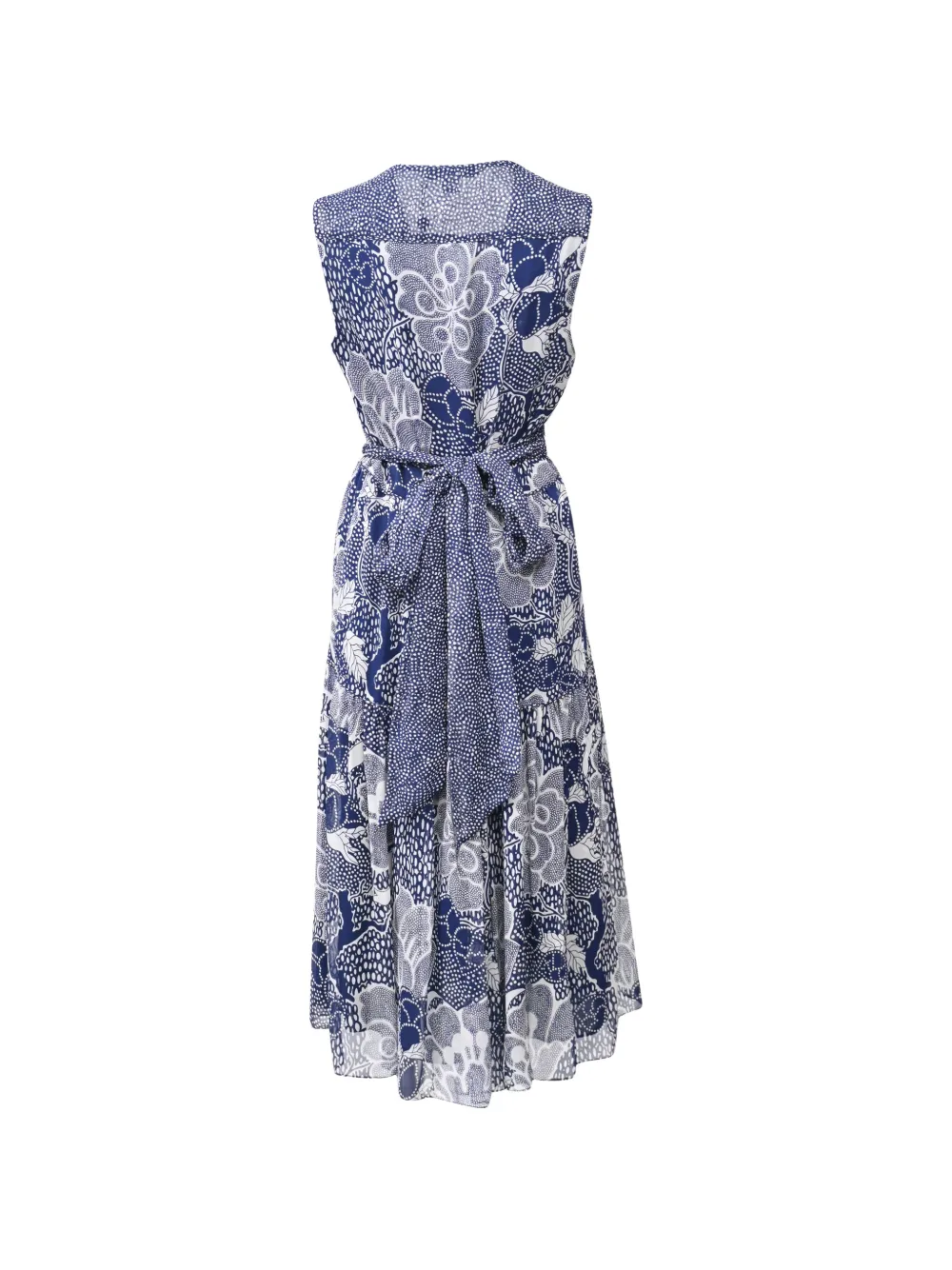 Vanya Floral-Print Silk Dress
