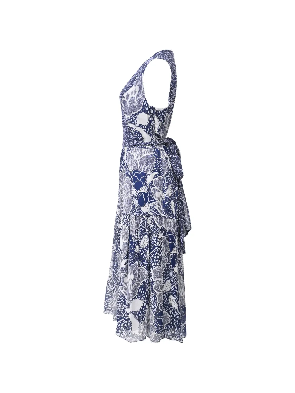 Vanya Floral-Print Silk Dress