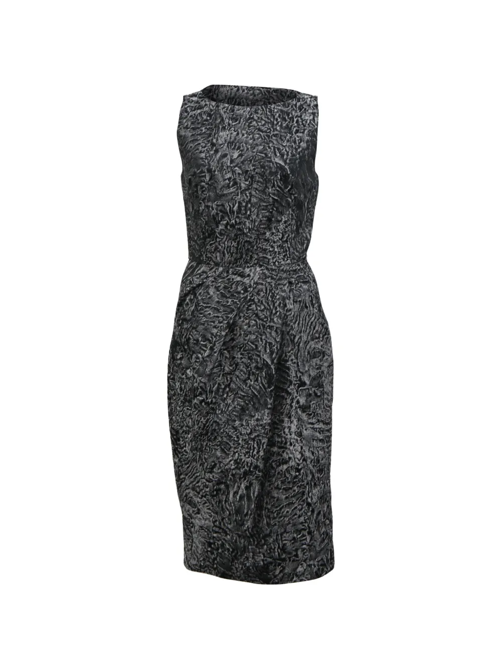 Michael Kors Vintage robe mi-longue imprimée à design sans manches - Noir Michael Kors Vintage robe mi-longue imprimée à design sans manches - Noir