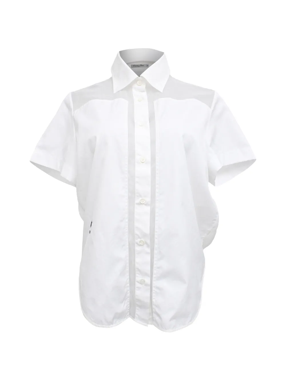 Christian Dior Pre-Owned button-fastening short-sleeve shirt - Bianco