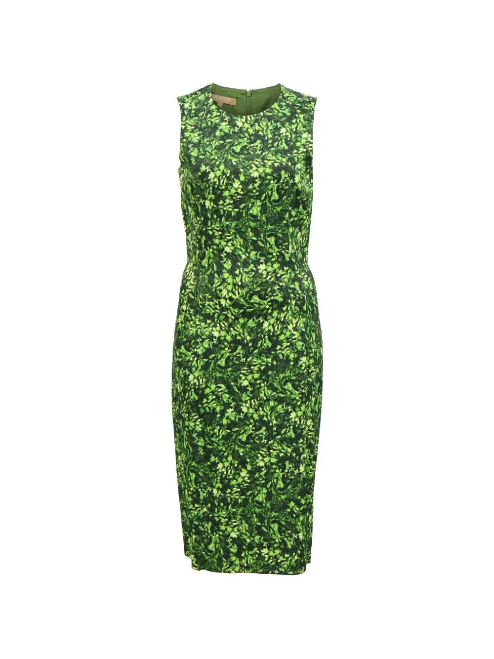 Michael Kors Vintage foliage-print midi dress - Verde
