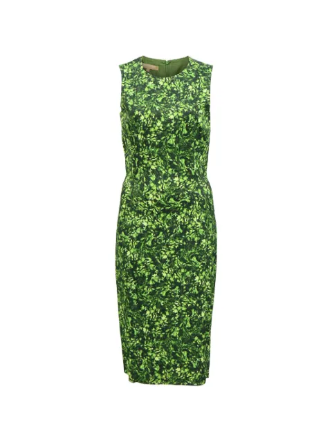 Michael Kors Vintage foliage-print midi dress