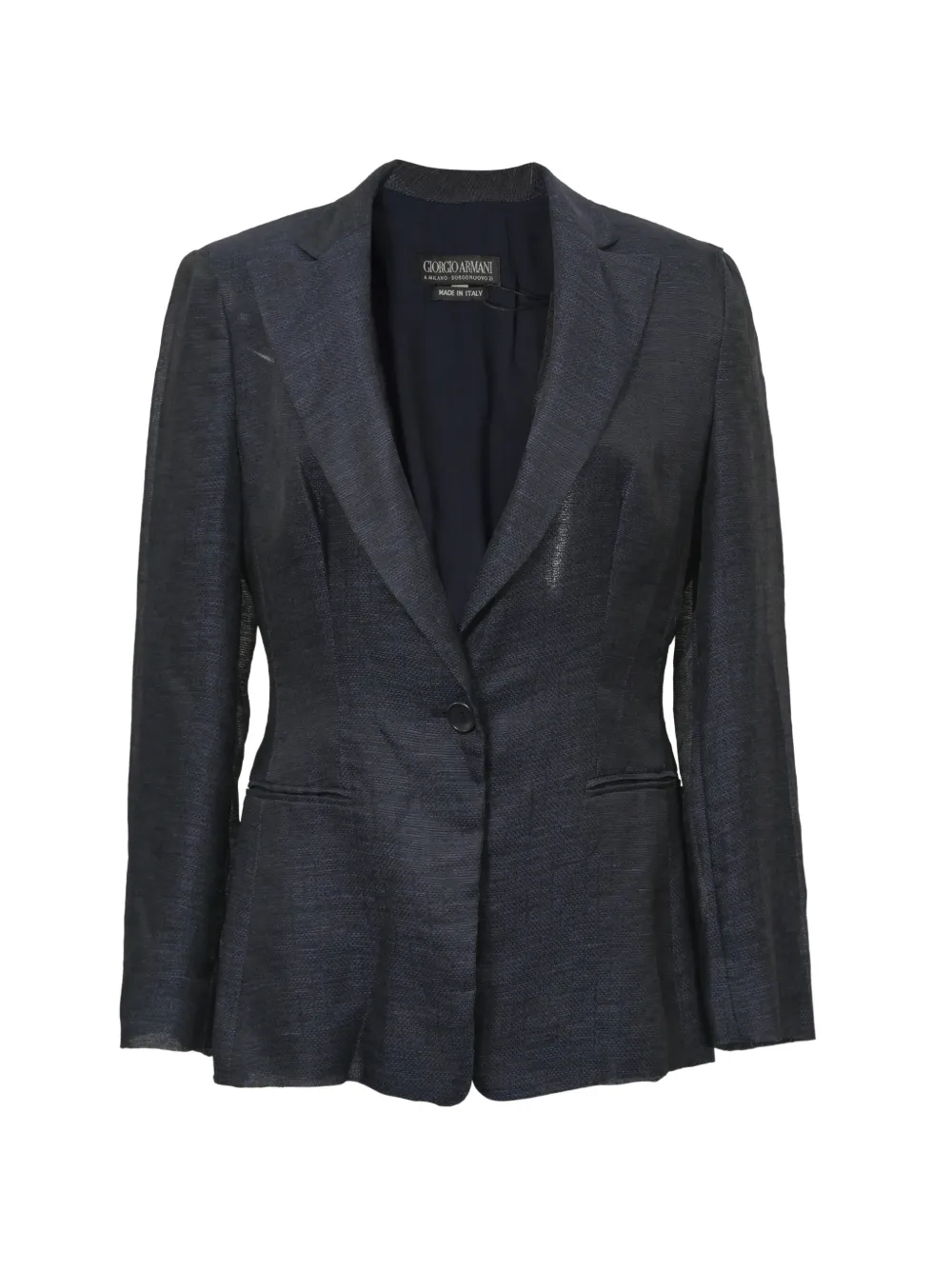 Giorgio Armani Pre-Owned single-breasted blazer - Blu
