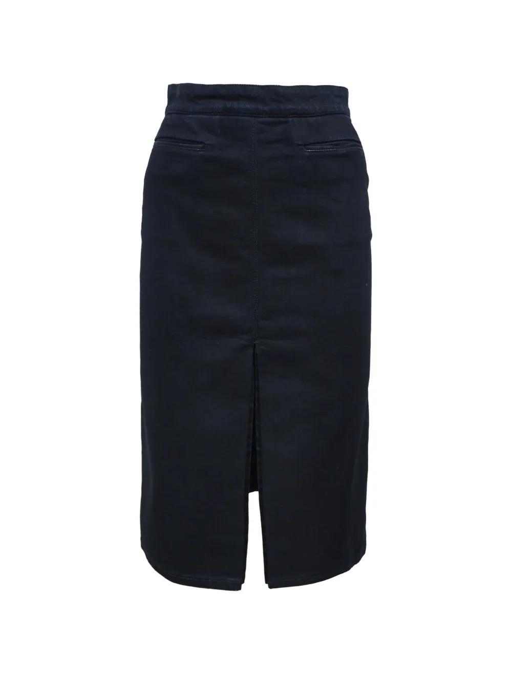 Stella McCartney Pre-Owned denim midi pencil skirt - Blu