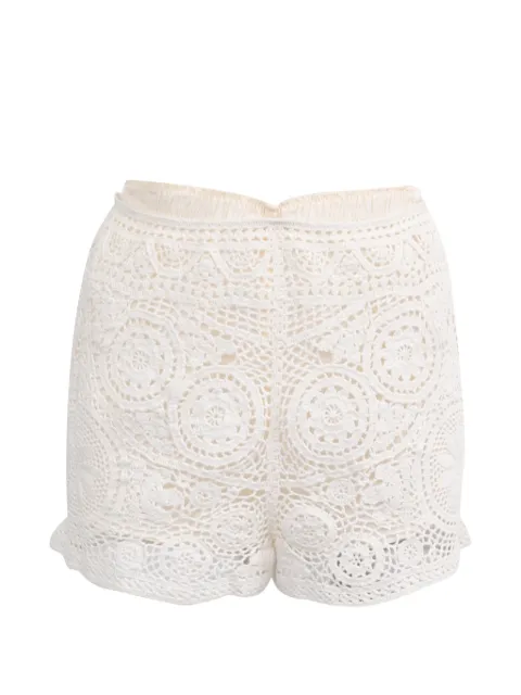 Chloé Vintage shorts con motivo de encaje
