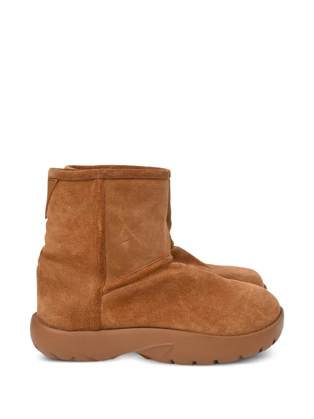 Bottega Veneta Pre-Owned Snap suede ankle boots - Marrone