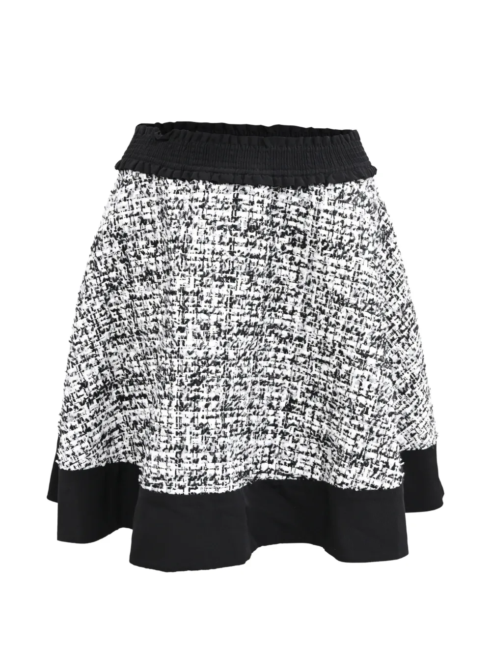 SANDRO tweed mini skirt - Bianco
