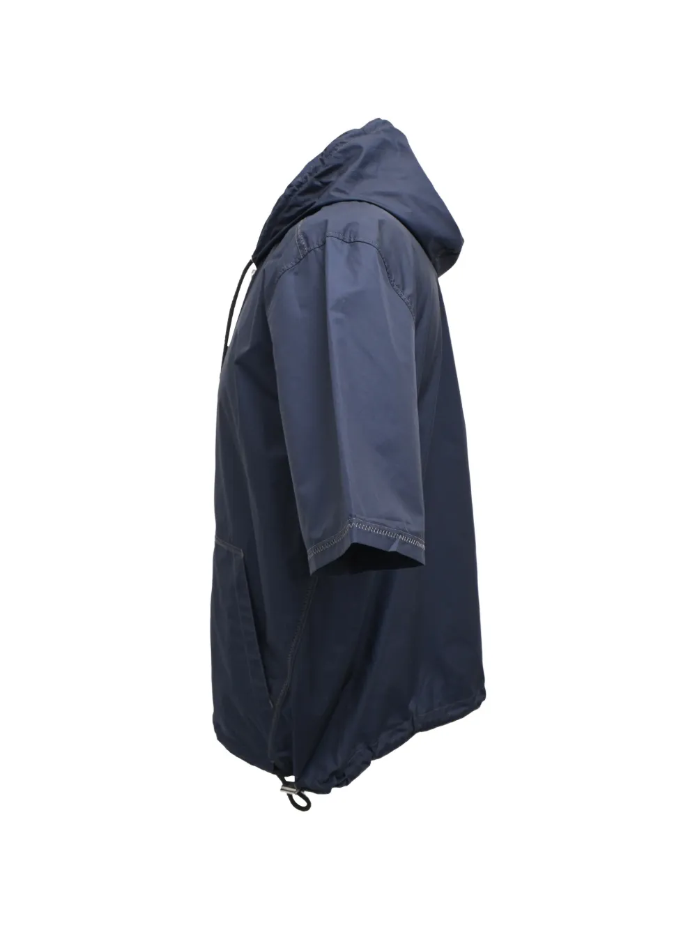  Hermès Pre-owned Hooded Short-sleeved Jacket - Blue 