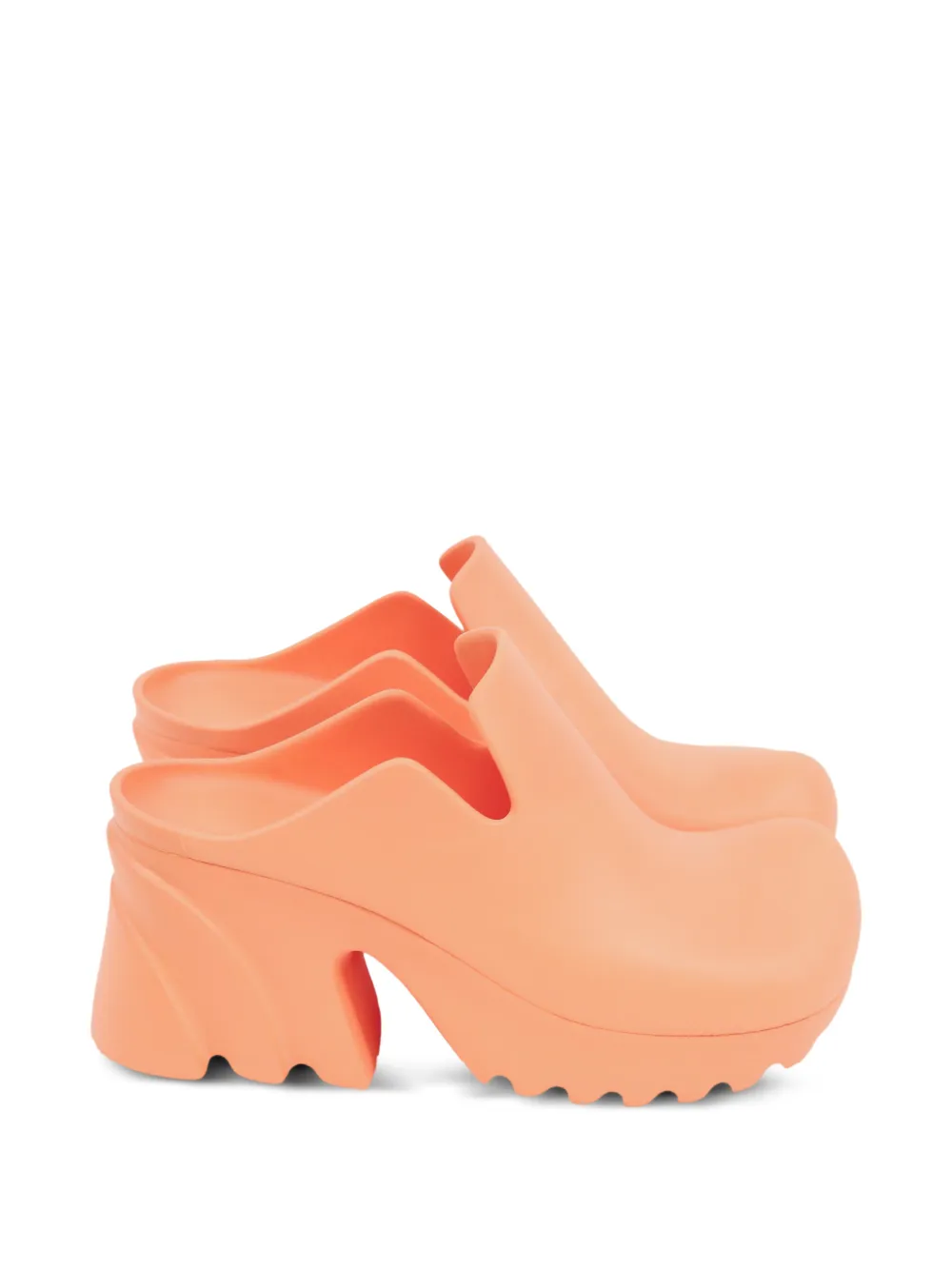 Bottega Veneta Pre-Owned Flash platform mules - Arancione