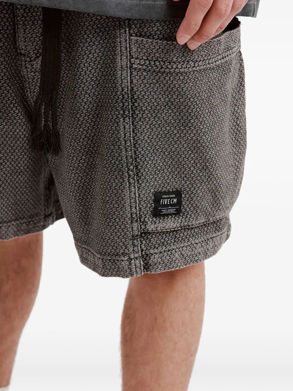 FIVE CM Shorts met trekkoord Zwart