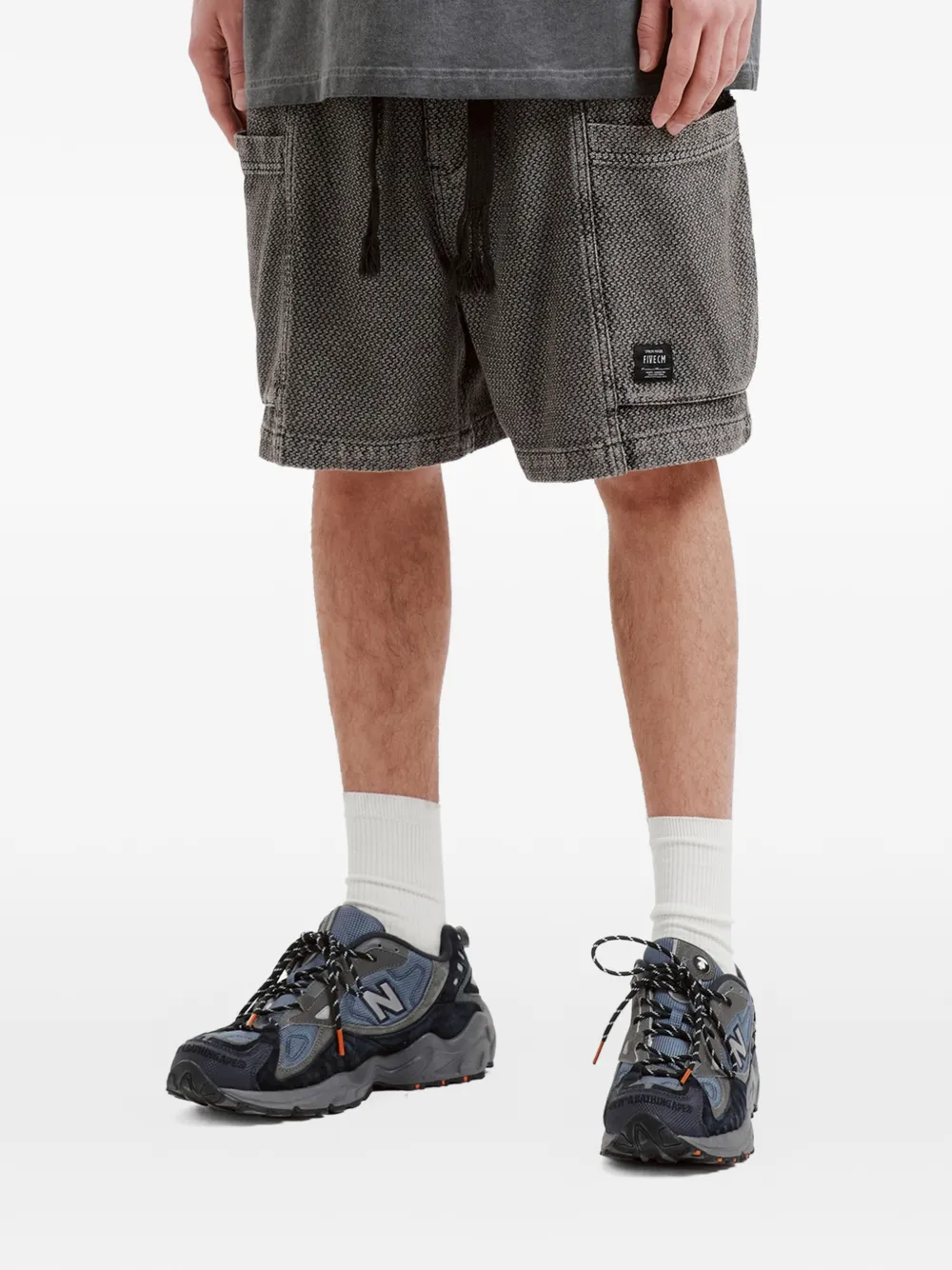  Five Cm Drawstring-fastening Shorts - Black 