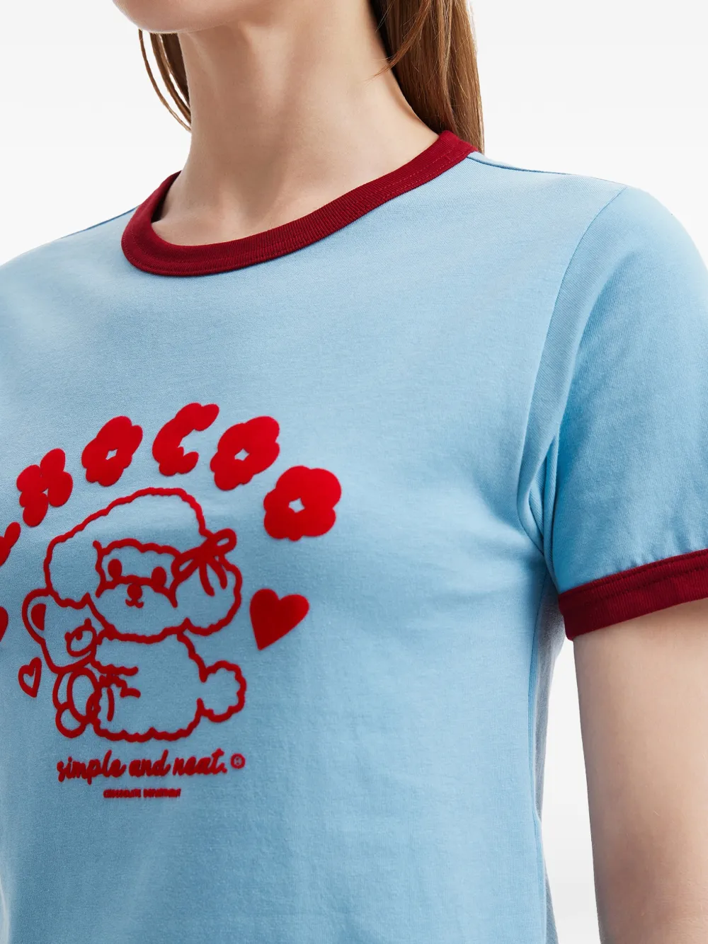 Graphic-Detail Cotton T-Shirt