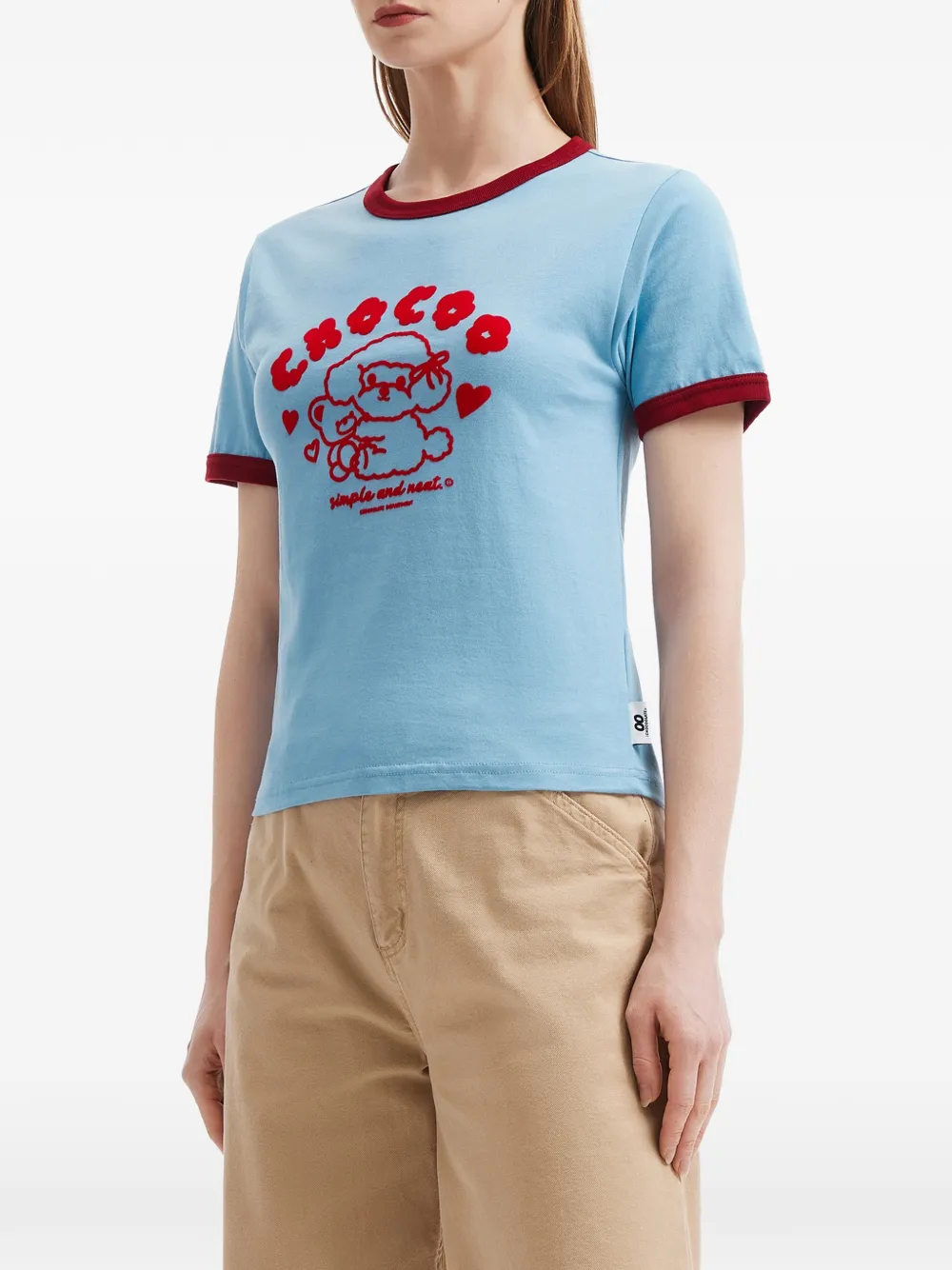 Graphic-Detail Cotton T-Shirt