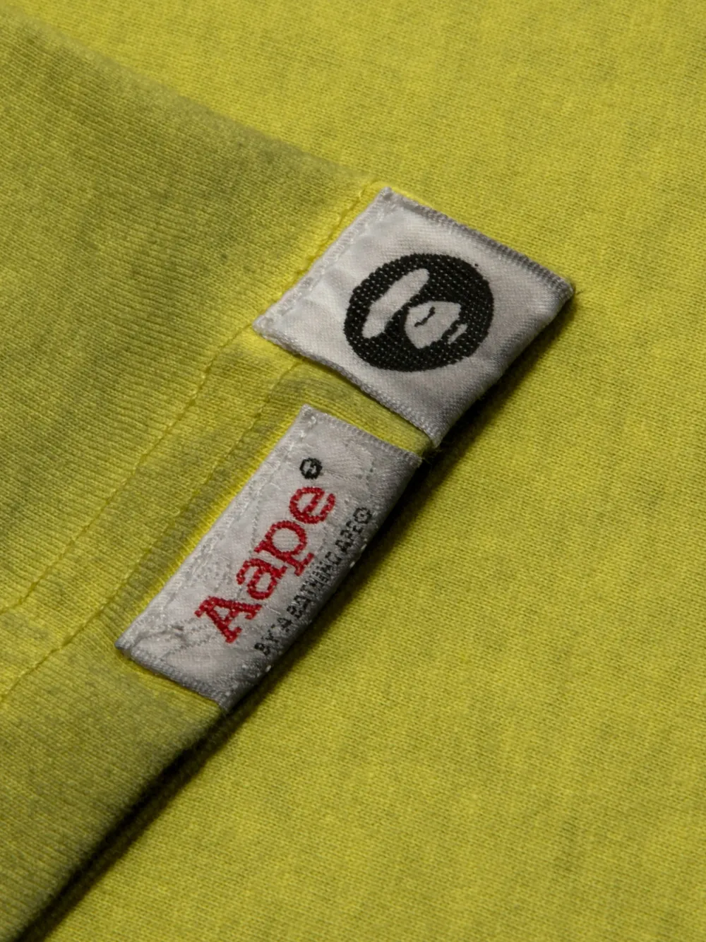  Aape By *a Bathing Ape® Logo-embossed T-shirt - Green 