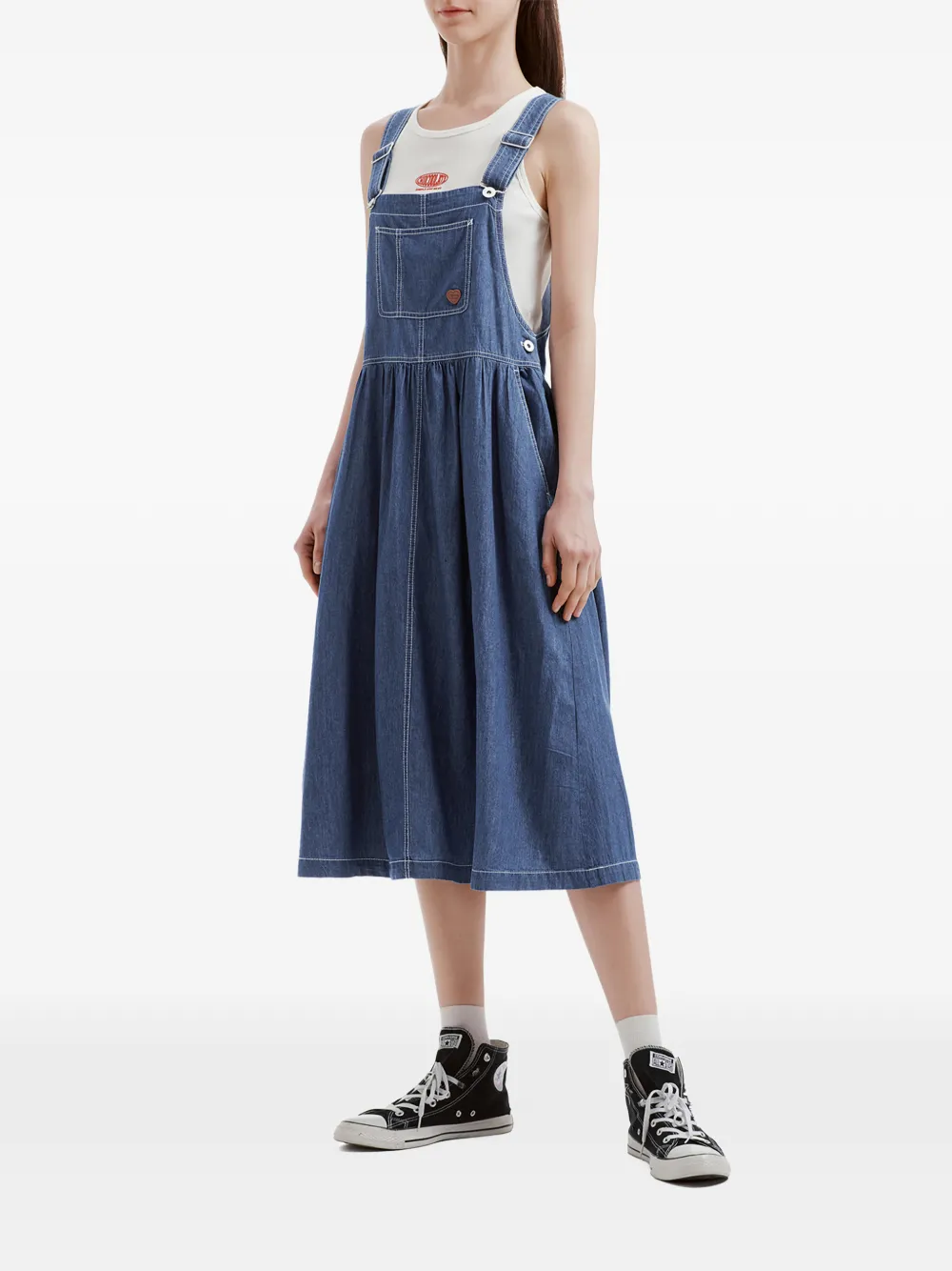  Chocoolate Overall Dress - Blue 