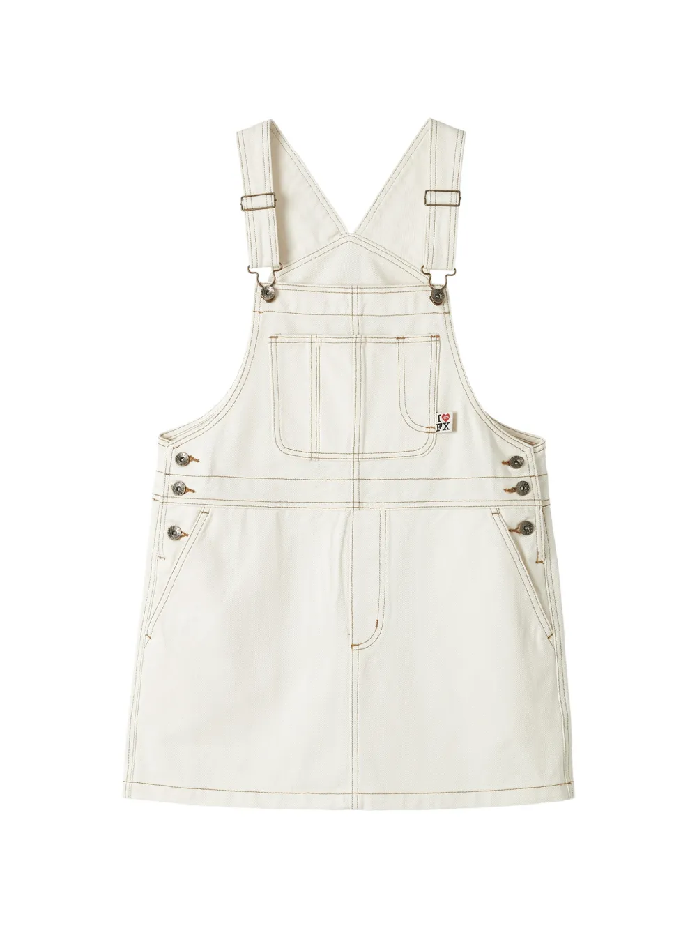 Buckled Overall Dress
