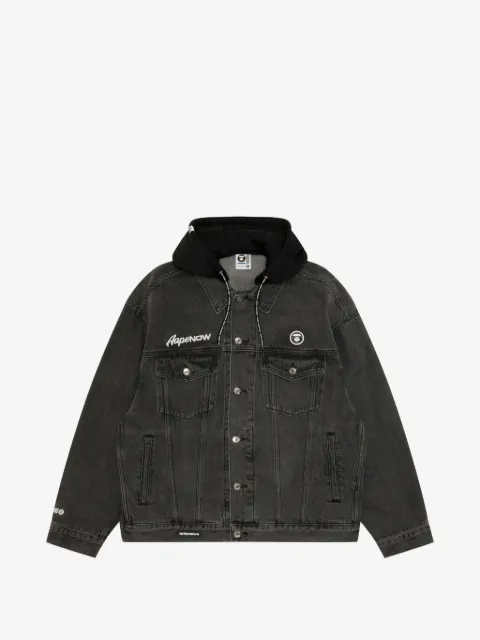 AAPE BY *A BATHING APE® chamarra de algodón con capucha