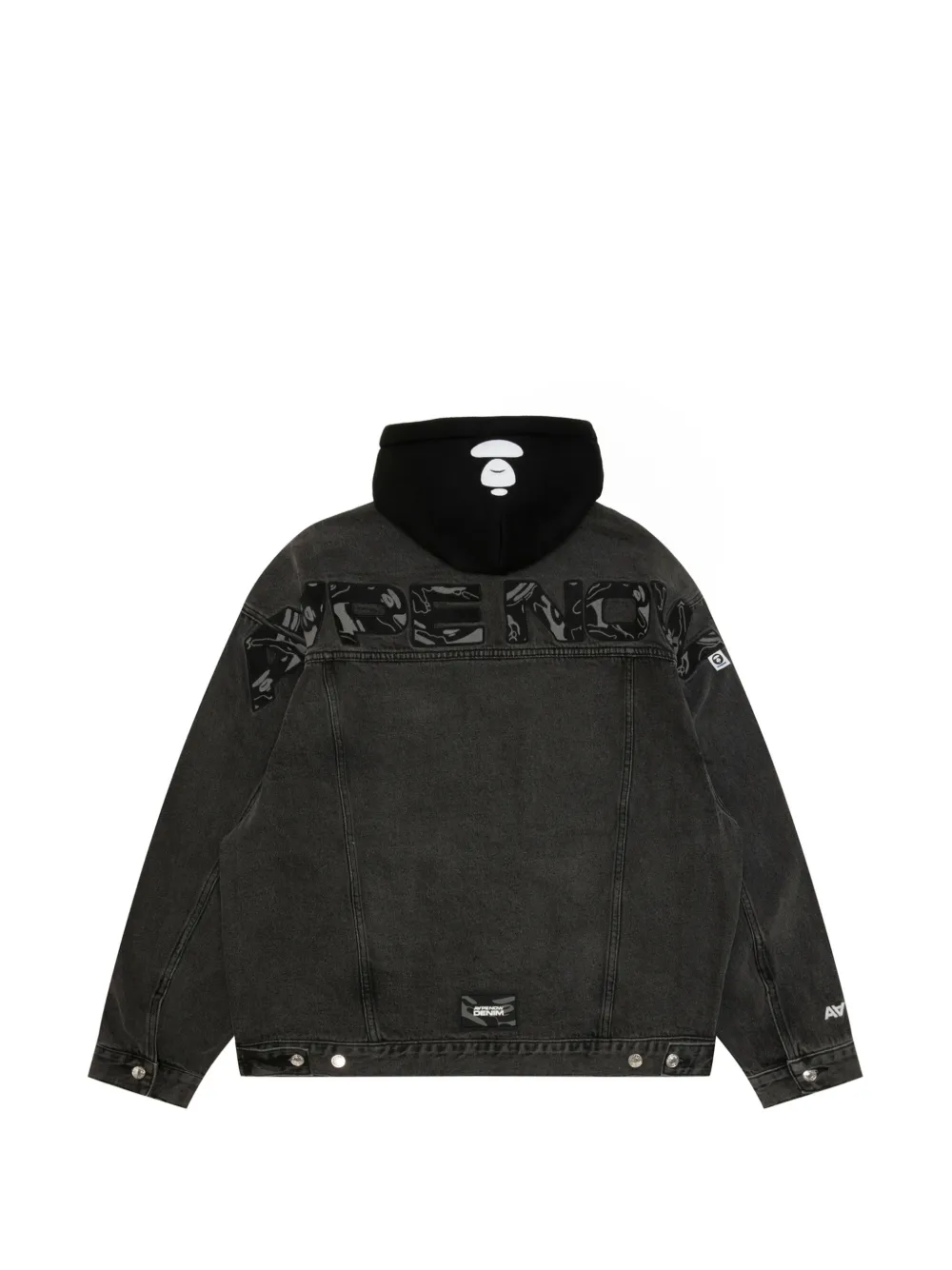 AAPE BY *A BATHING APE Jack met capuchon Grijs