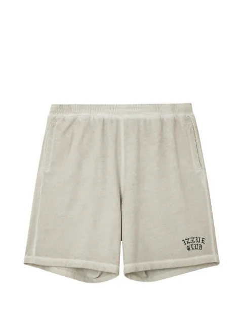 izzue logo-detail cotton shorts