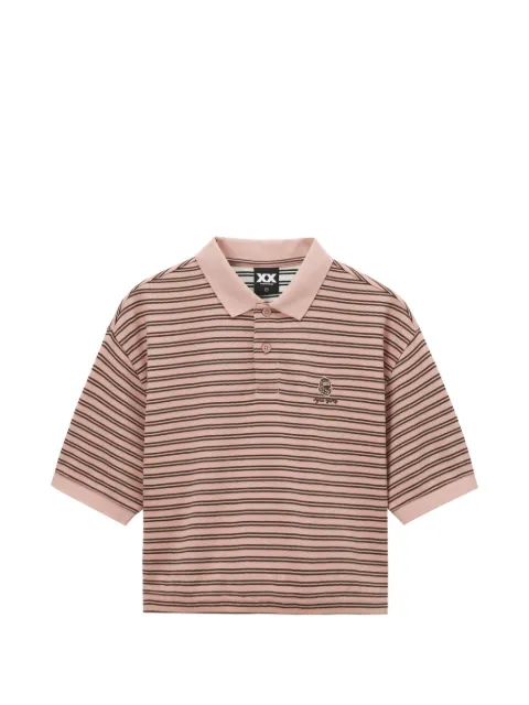 FINGERCROXX striped polo shirt