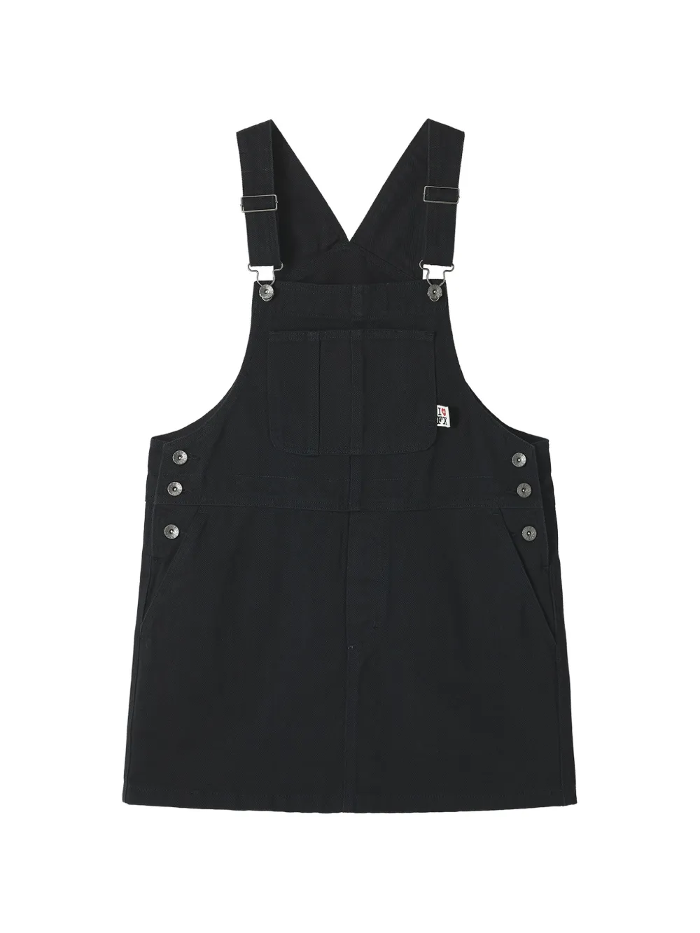 FINGERCROXX Abito in cotone - Nero