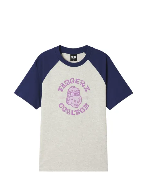 FINGERCROXX playera con estampado gráfico