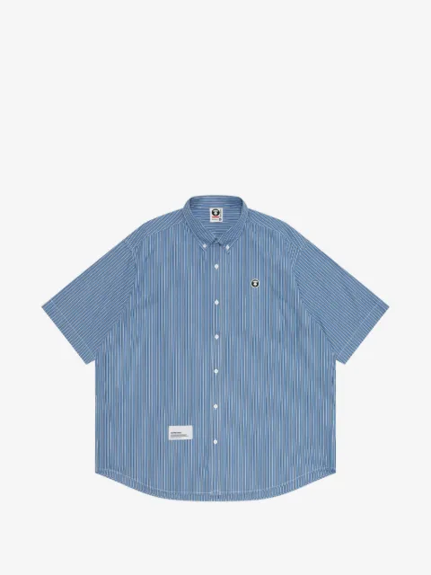 AAPE BY *A BATHING APE® striped patch shirt