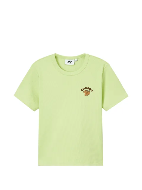 CHOCOOLATE embroidered-detail cotton T-shirt