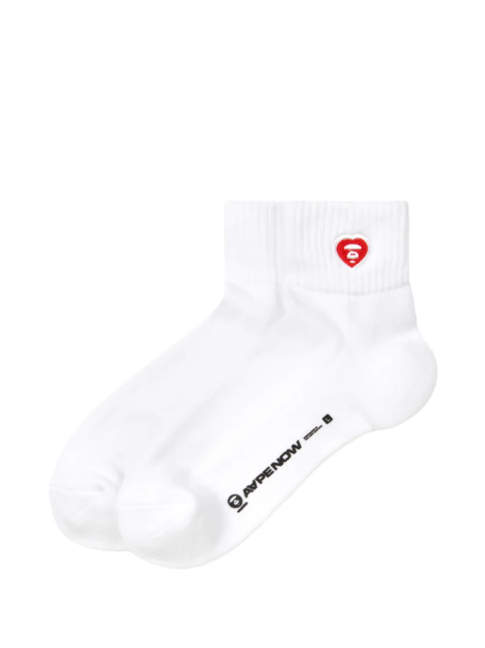 AAPE BY *A BATHING APE® Calzini con stampa - Bianco