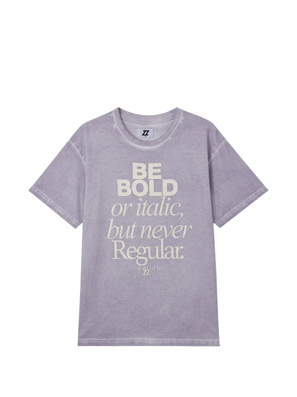 izzue T-shirt con grafica - Viola