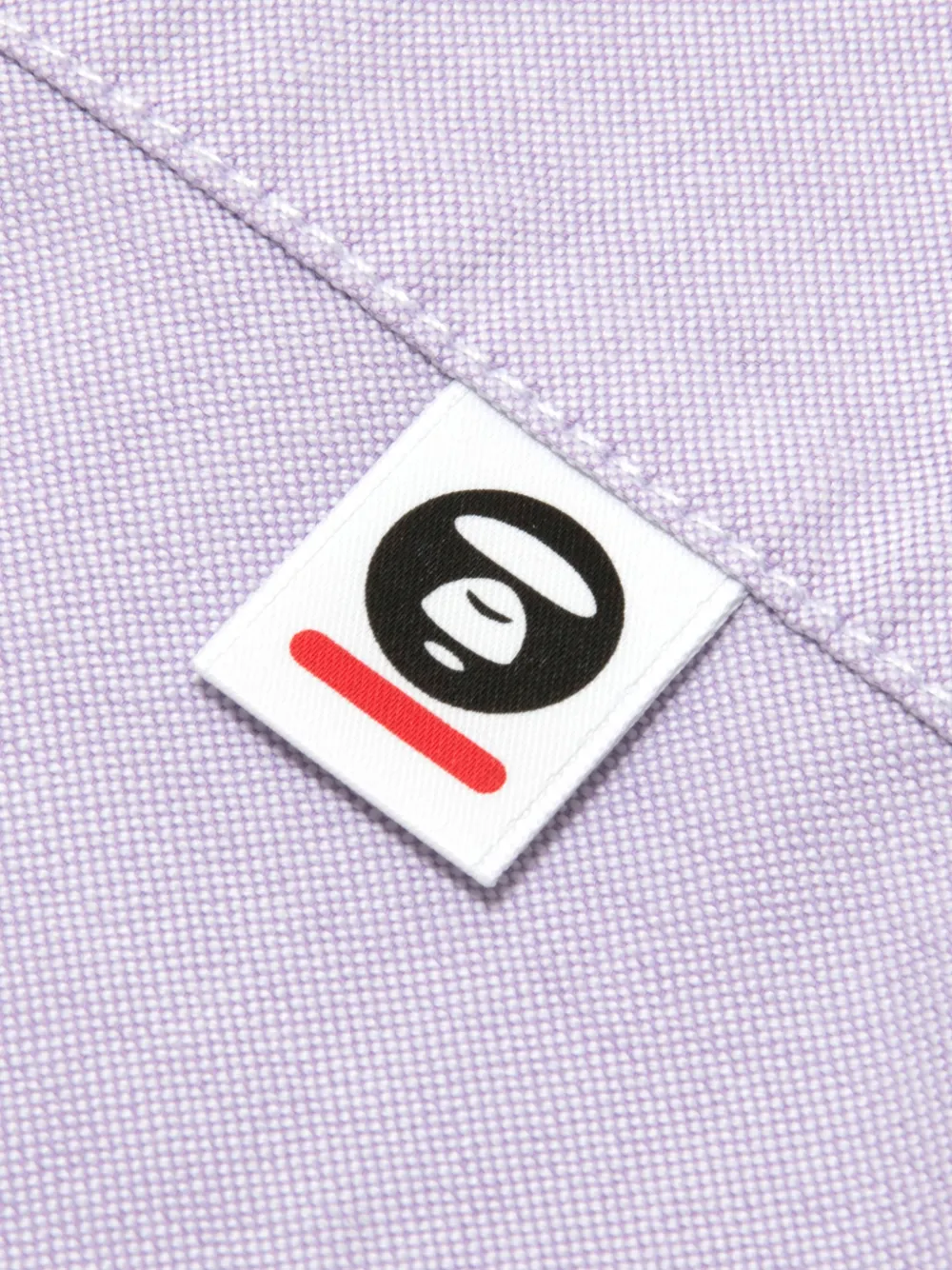 AAPE BY *A BATHING APE Button-up overhemd Paars