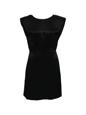 sandro asymmetric tweed dress Sandro Asymmetric Tweed Dress In Black - 60% Off