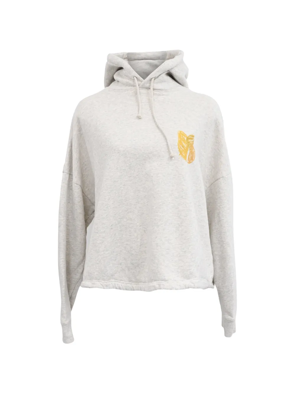 Pre-owned Ba&sh Daniel Mélange-effect Hoodie In Gray