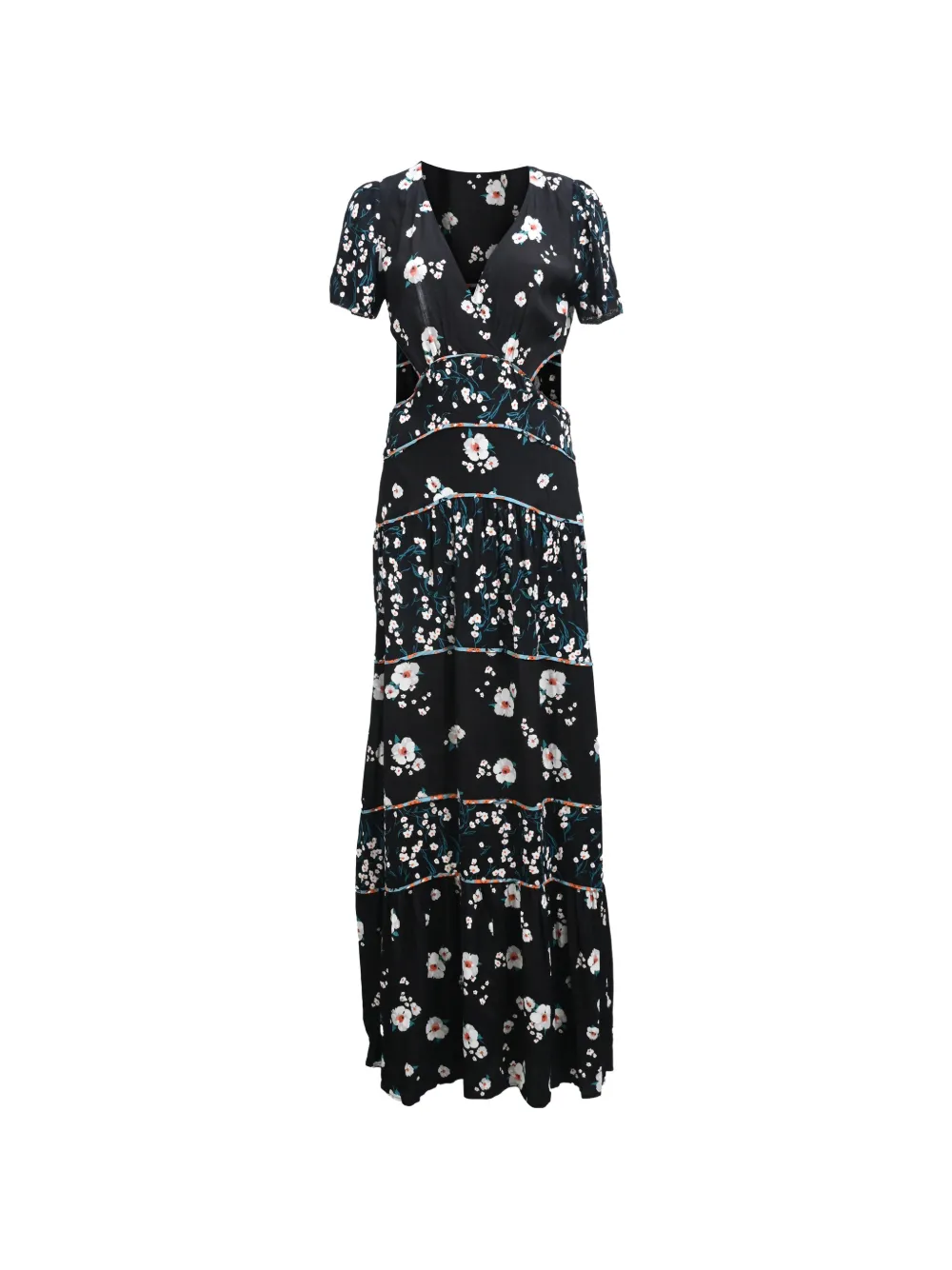 Ba&Sh Blush floral-print maxi dress - Nero