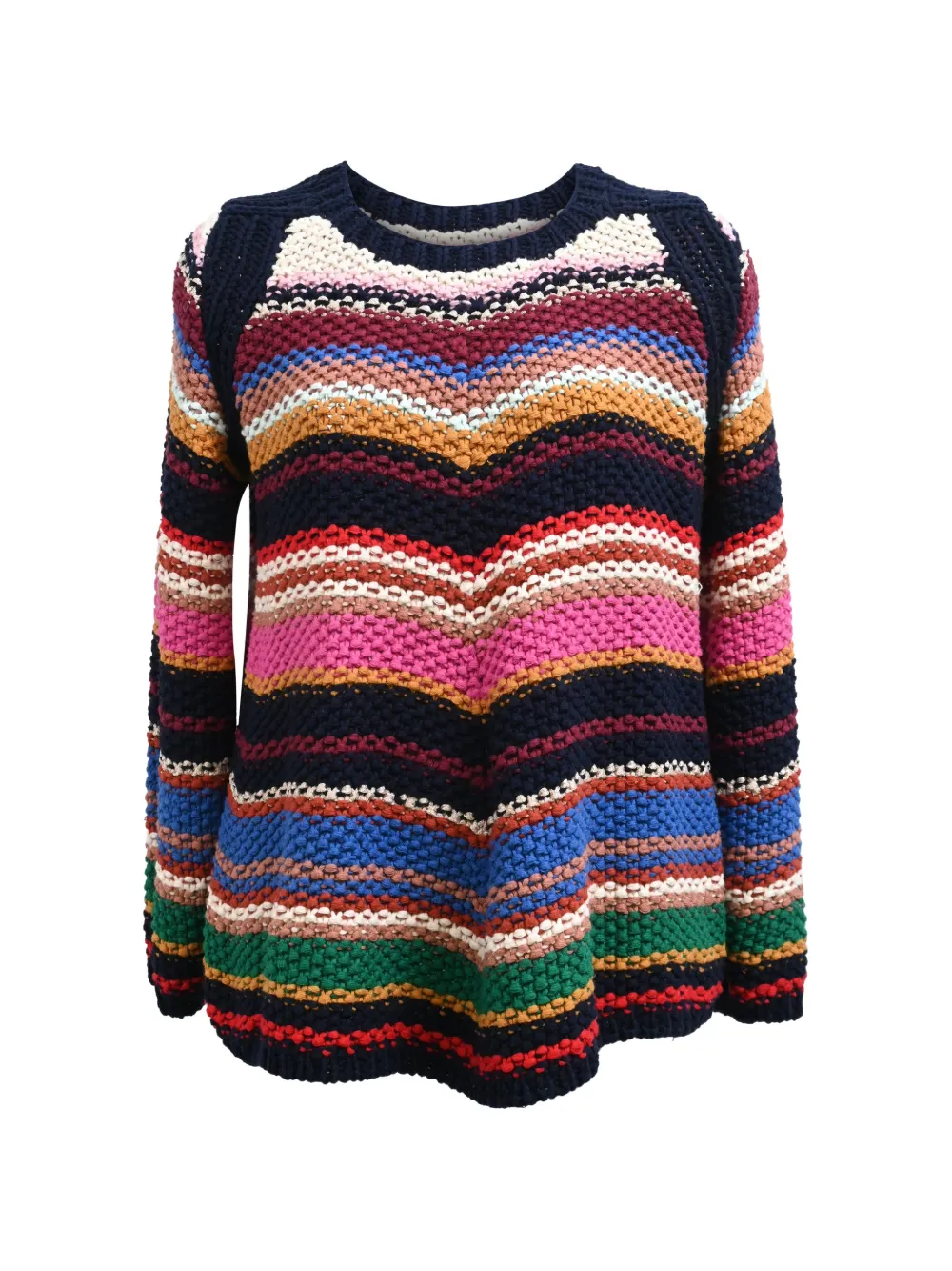 Ba&Sh striped chunky-knit sweater - Blu