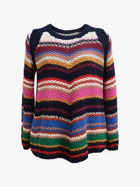 Ba&Sh striped chunky-knit sweater