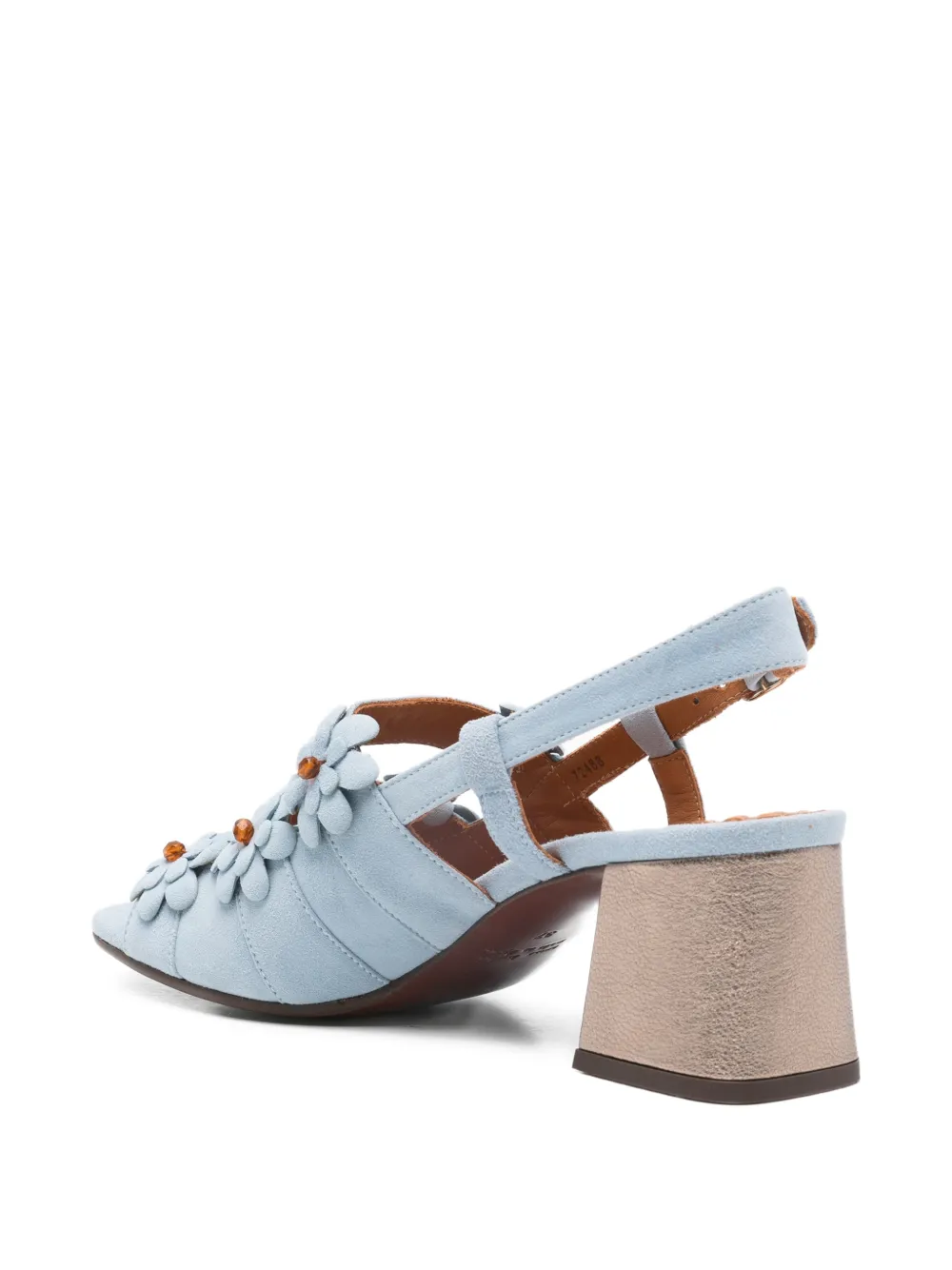  Chie Mihara Floral Lely Sandals - Blue 