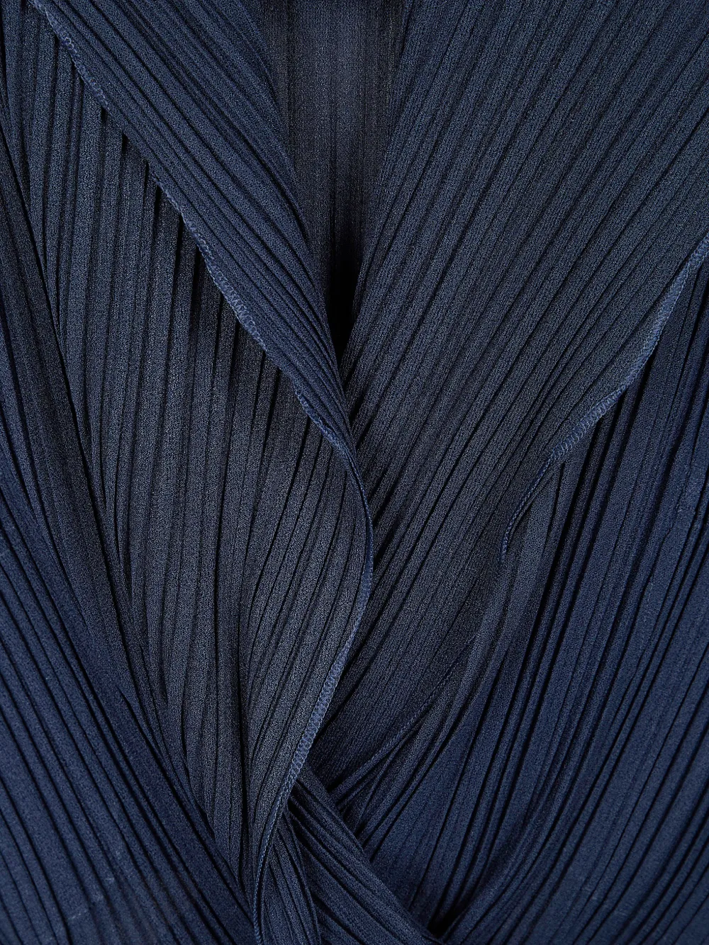  Giorgio Armani Pleated Blouse - Blue 
